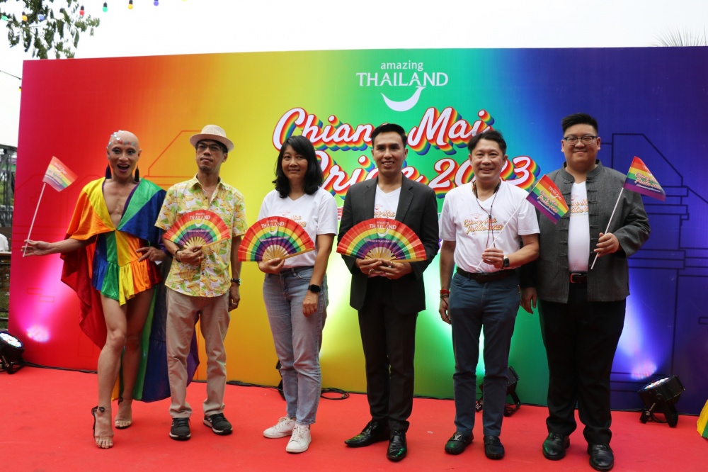 เลขานุการนายกเทศมนตรีนครเชียงใหม่ ร่วมงาน แถลงข่าวกิจกรรม Amazing Chiang Mai Pride 2023 : เชียงใหม่เมืองแห่งสีสันและความสุขที่หลากหลาย - เลขานุการนายกเทศมนตรีนครเชียงใหม่ ร่วมงาน แถลงข่าวกิจกรรม Amazing Chiang Mai Pride 2023 : เชียงใหม่เมืองแห่งสีสันและความสุขที่หลากหลาย